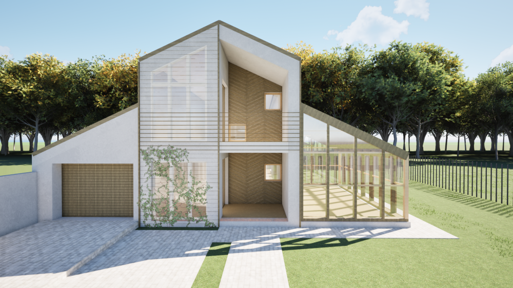 Erdő széli családi ház